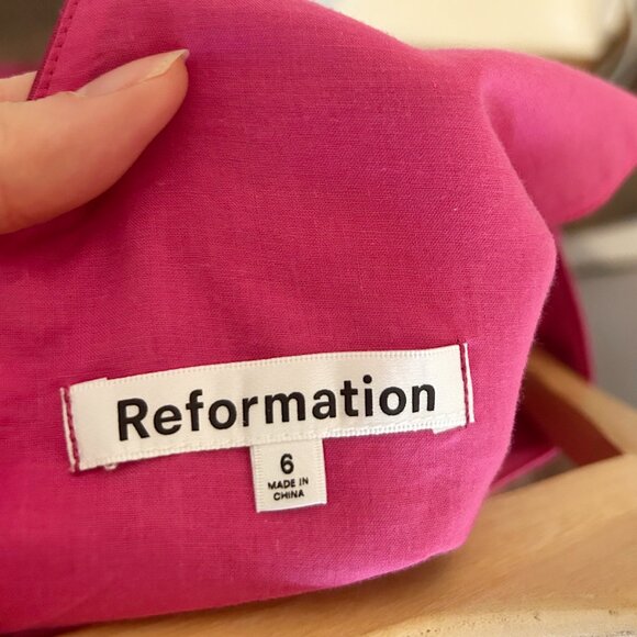 Reformation Pink Zenni Dress - Picture 5 of 7